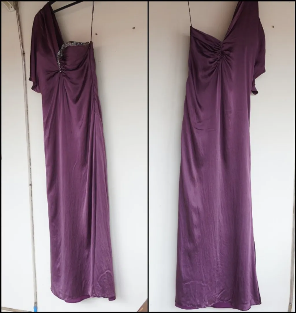 vestido longo de festa carlos miele 100 seda