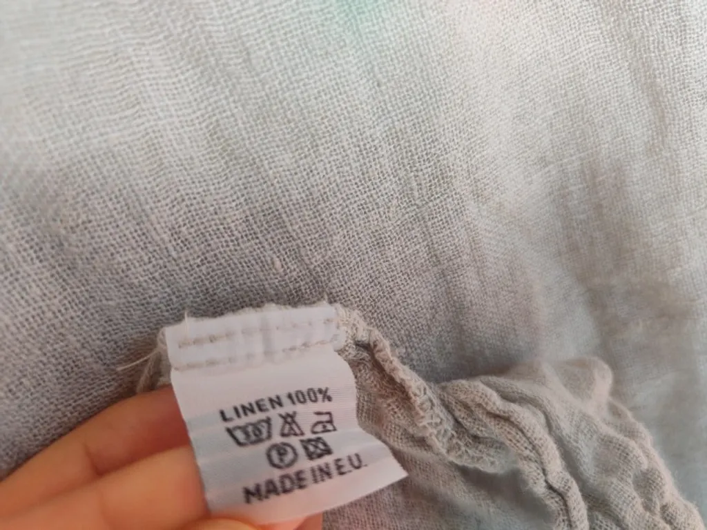 camisa oversized de linho puro boho