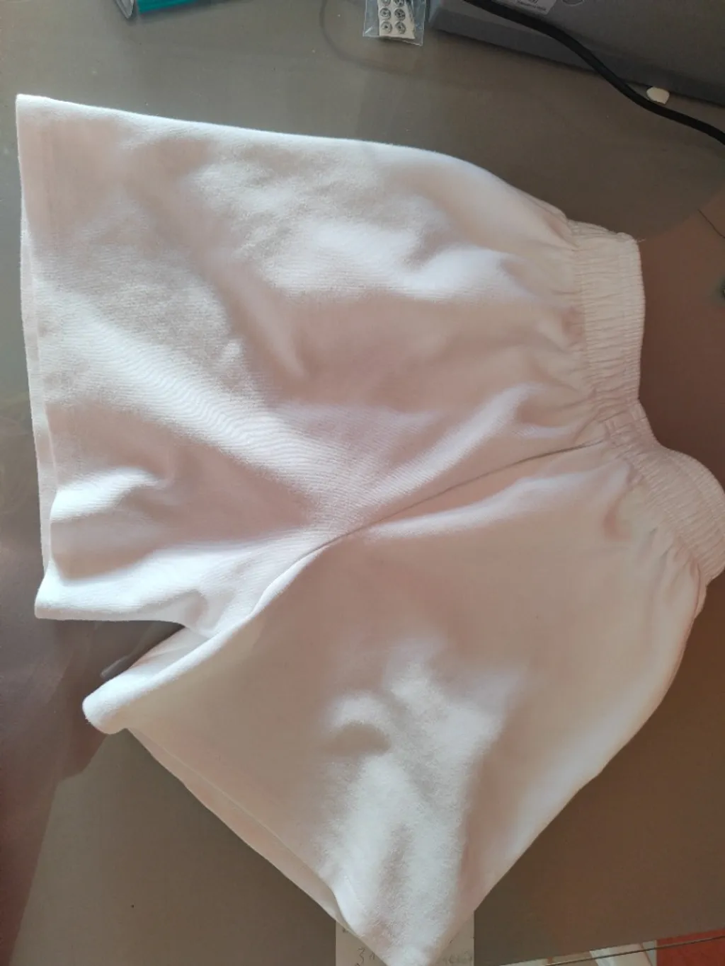 short zara moletom branco