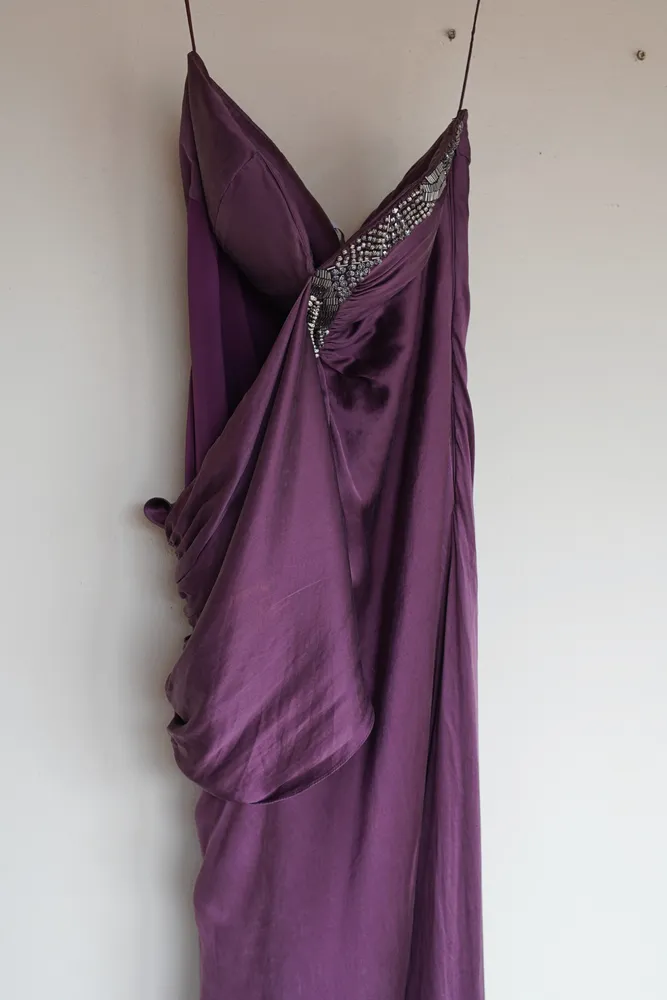 vestido longo de festa carlos miele 100 seda