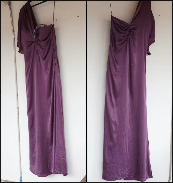 vestido longo de festa carlos miele 100 seda