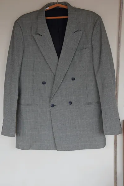 blazer novo coreano vintage lã pura