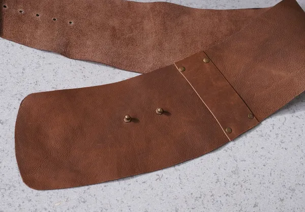 cinto corset de couro legitimo