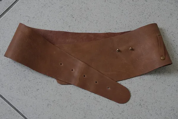 cinto corset de couro legitimo