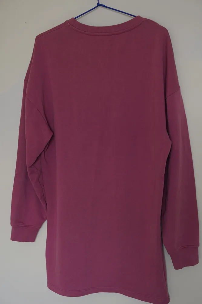 vestido moletom zara oversized