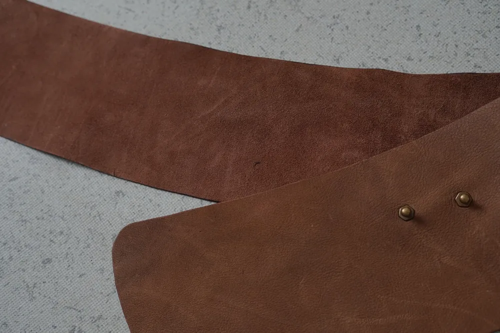 bolsa tote shopper com cinto corset de couro legitimo