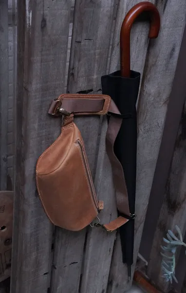 Bolsa Pochete Couro Legitimo Crazy Horse