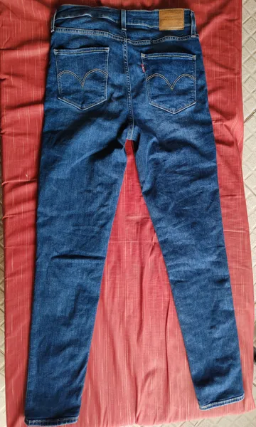 calça jeans levis 721 high rise skinny original