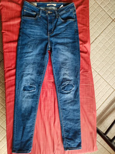 calça jeans levis 721 high rise skinny original