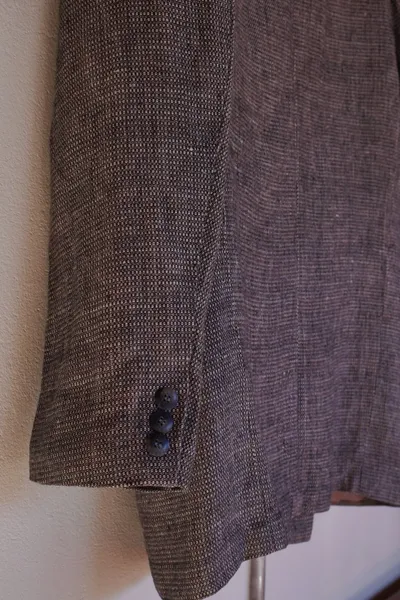 blazer de linho puro grosso