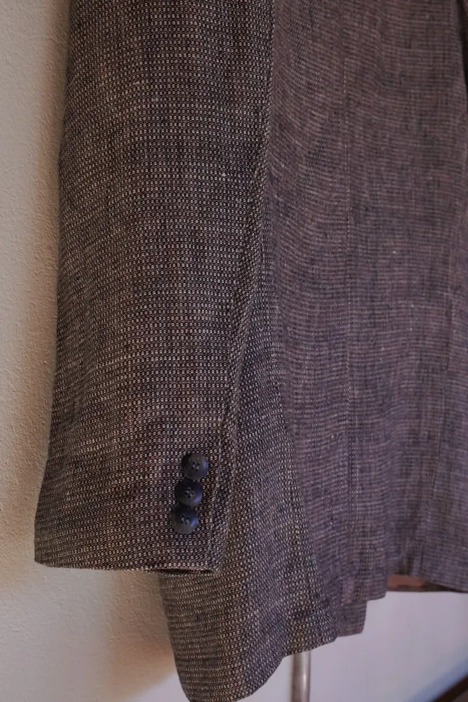 blazer de linho puro grosso