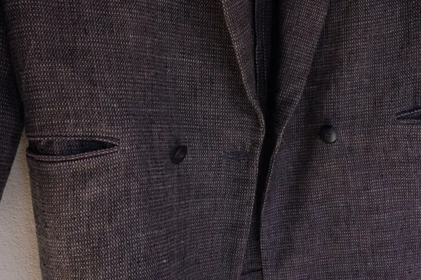 blazer de linho puro grosso