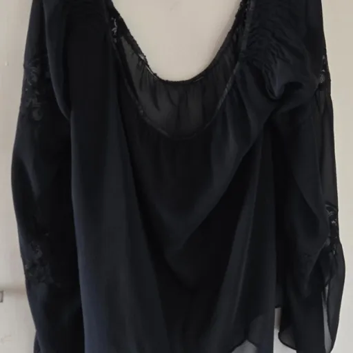 Blusa tomara que caia transparente