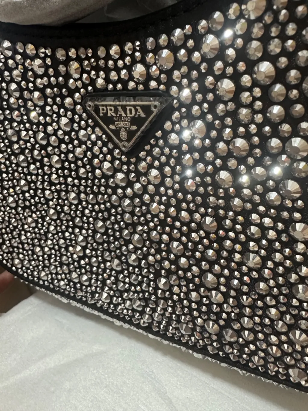 Bolsa Prada cleo - de brilho