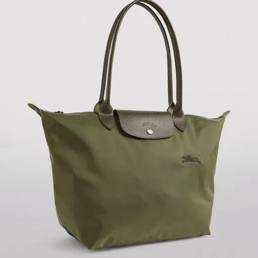 Bolsa de luxo longchamp verde outfit  Tamanho G
