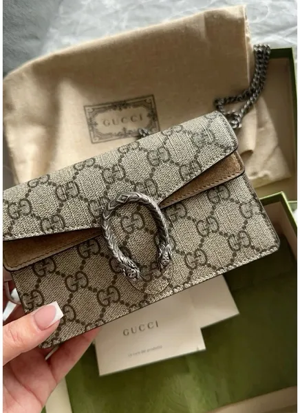 Bolsa Gucci dionyus bege