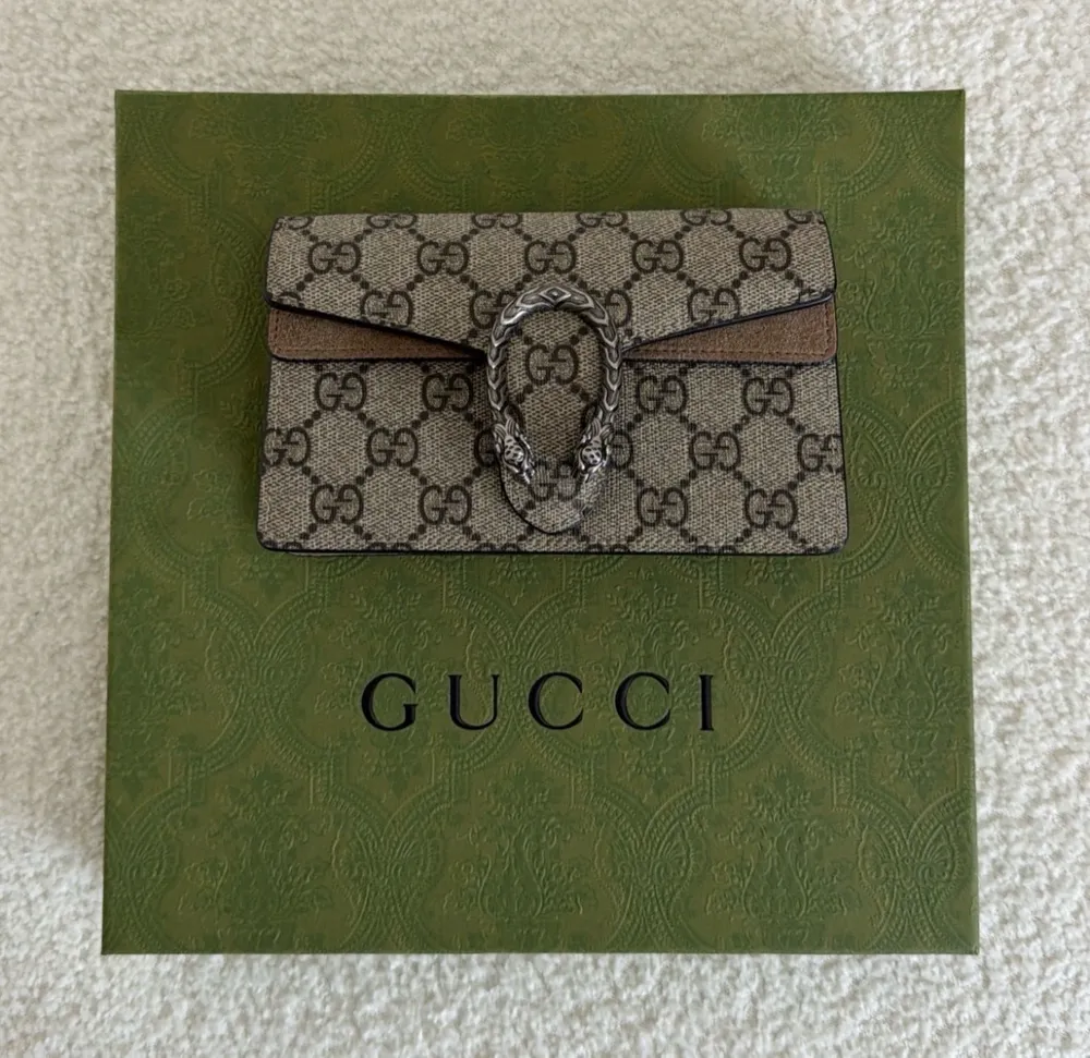 Bolsa Gucci dionyus bege