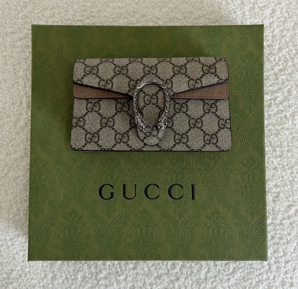 Bolsa Gucci dionyus bege