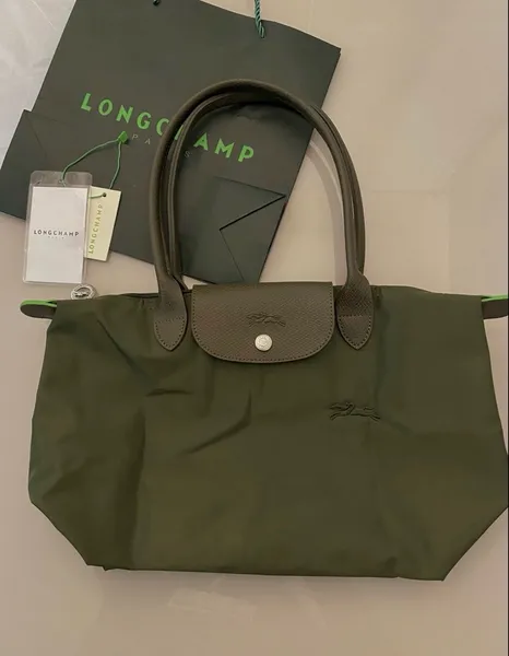 bolsa longchamp le pliage grande green verde