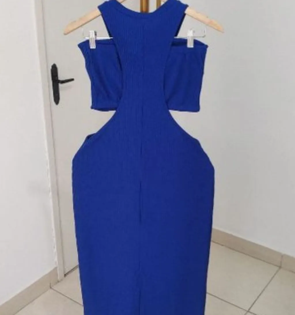 lindíssimo vestido longo com croped