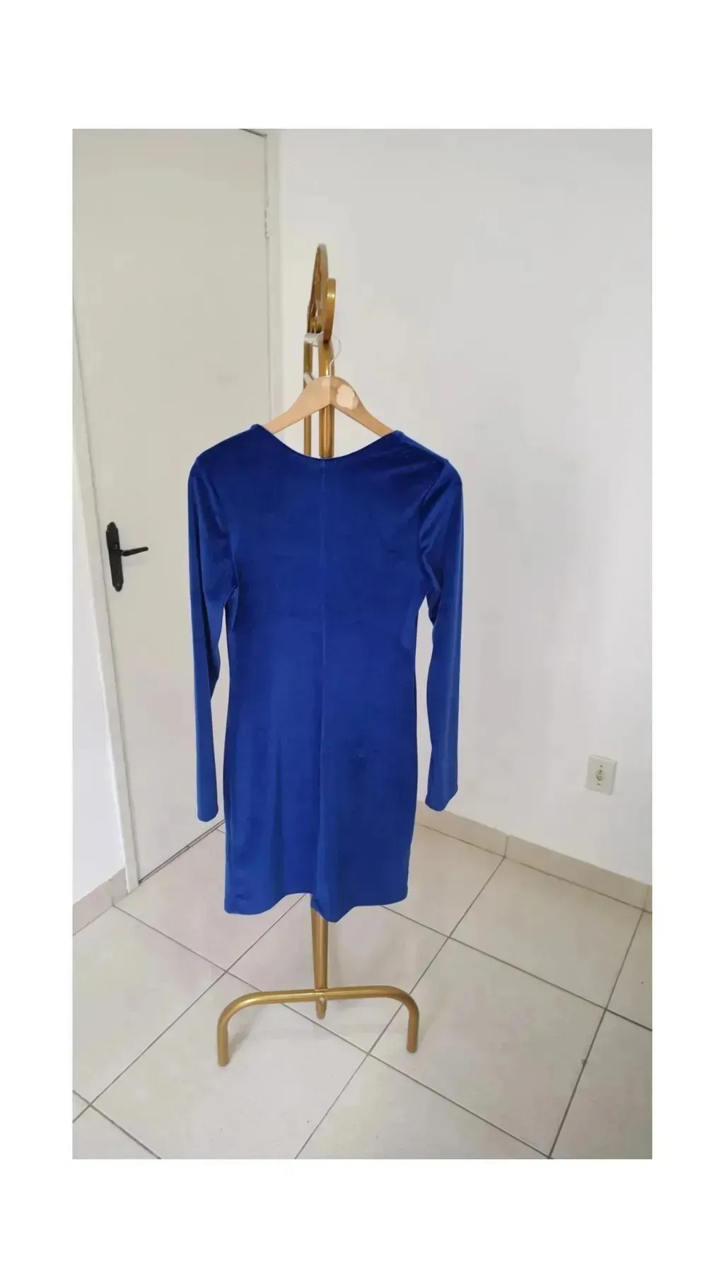 vestido de veludo novo