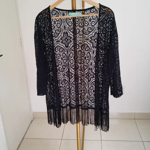 sobre tudo em renda e franjas