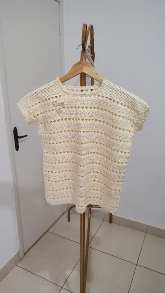 lindíssima blusa em crochê