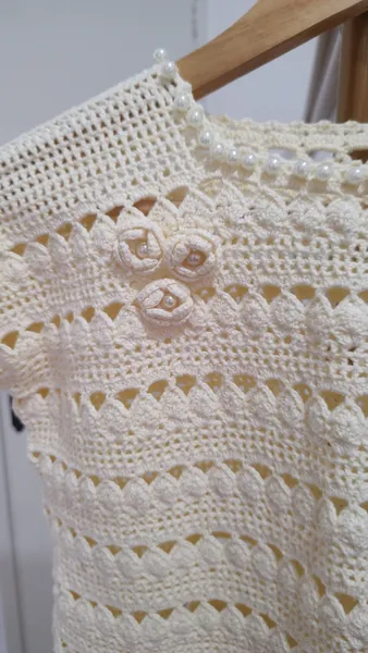 lindíssima blusa em crochê