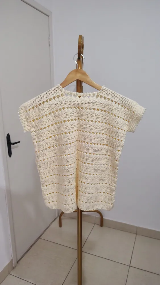 lindíssima blusa em crochê