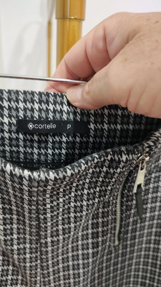 calça pied de poule Cortelle P