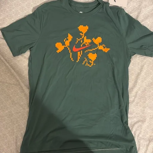 camiseta verde nike original