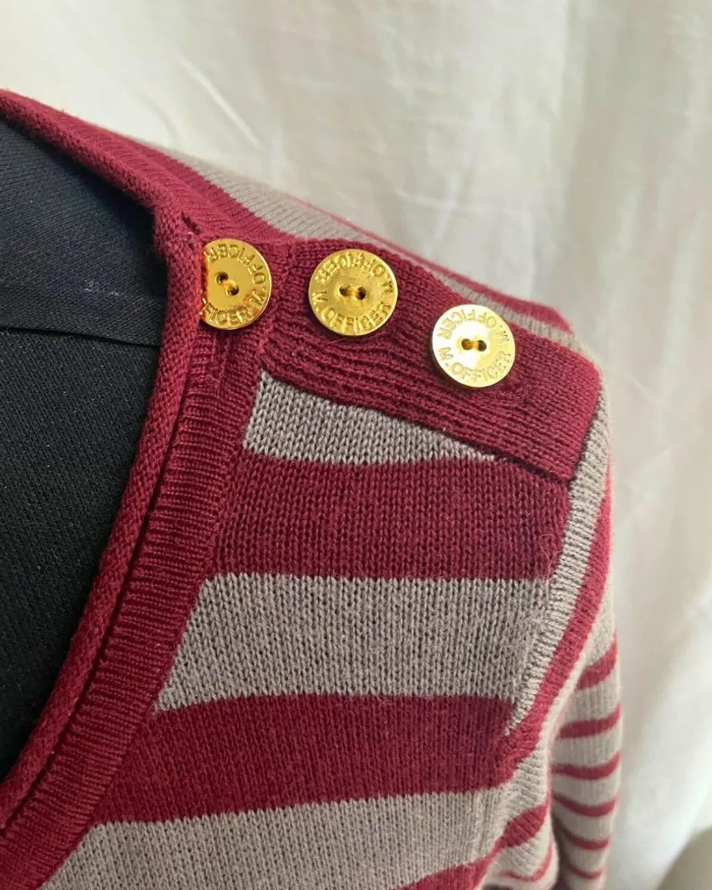 Vestido Listrado M. Officer