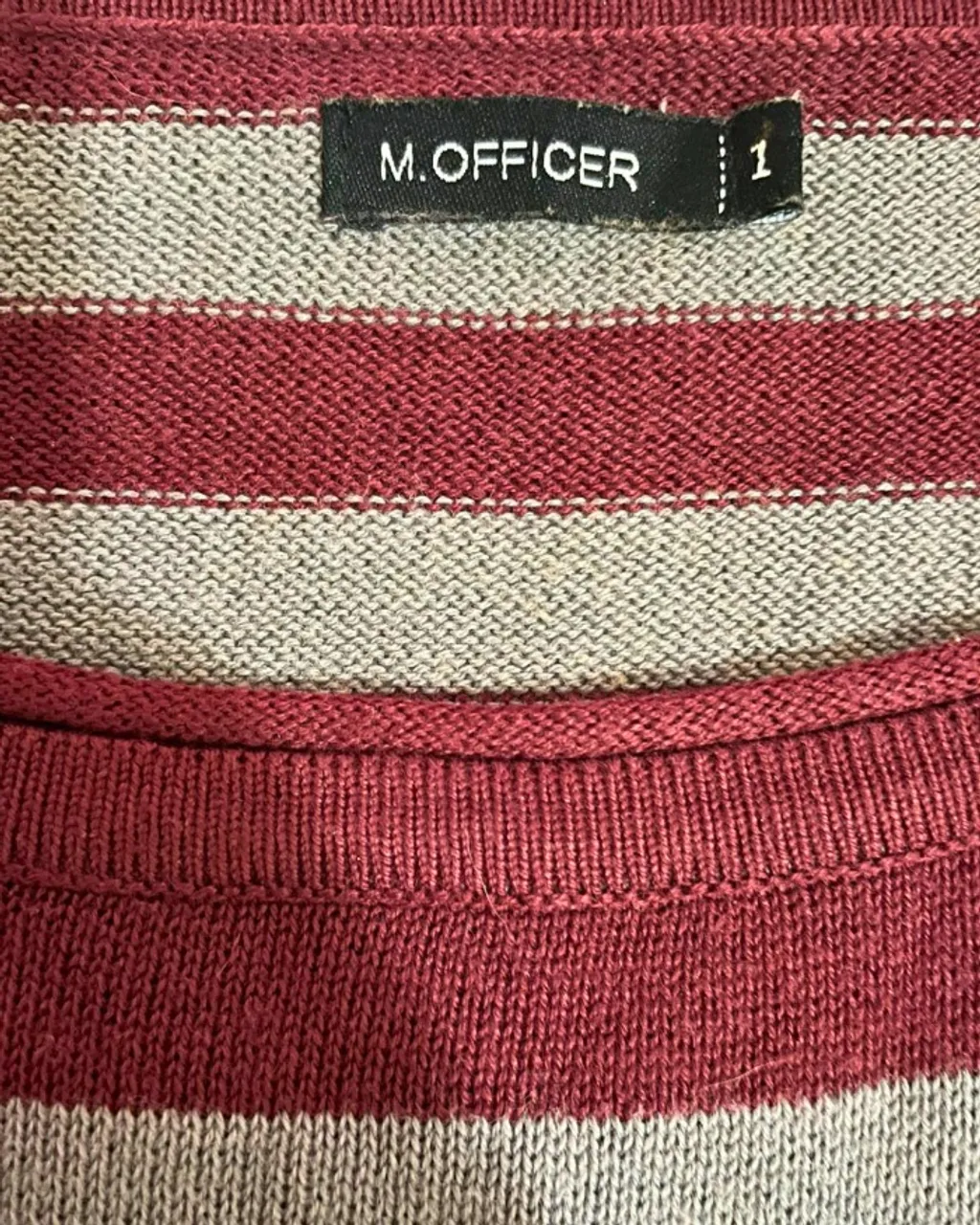 Vestido Listrado M. Officer