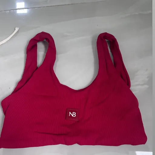 cropped de academia vermelho novo