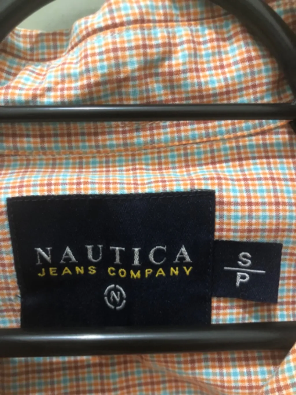 Camisa Nautica Original -Xadrez Manga Curta