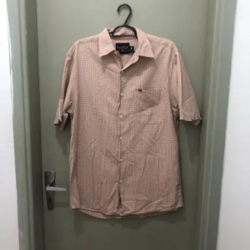 Camisa Nautica Original -Xadrez Manga Curta