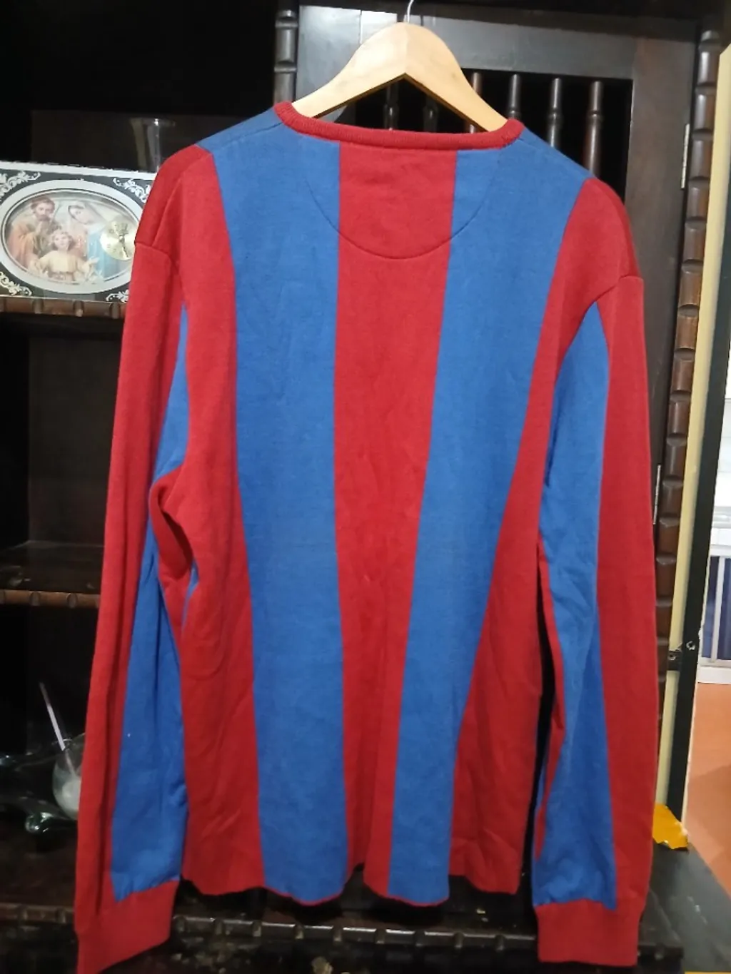 Camisa Nike vintage manga comprida treino Barcelona