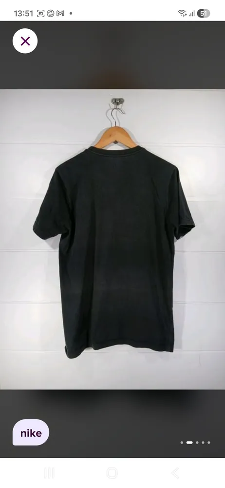 camiseta nike the nike tee preta