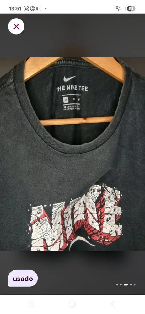 camiseta nike the nike tee preta