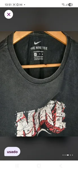 camiseta nike the nike tee preta