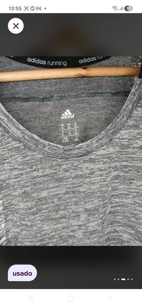 camiseta regata adidas supernova cinza gg