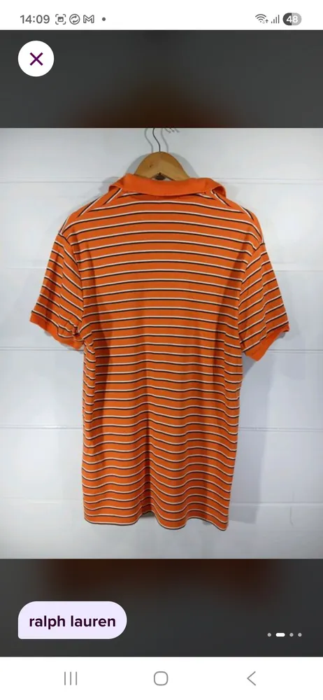 camisa polo ralph lauren custom fit, tamanho g