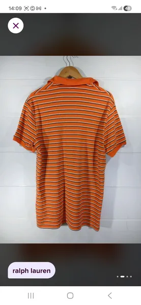 camisa polo ralph lauren custom fit, tamanho g