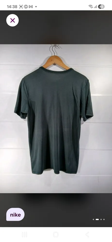camiseta nike dri-fit preta m