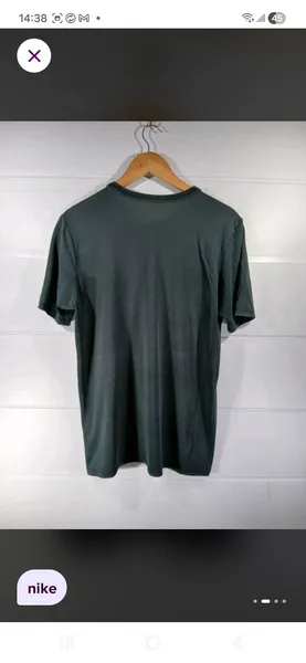 camiseta nike dri-fit preta m