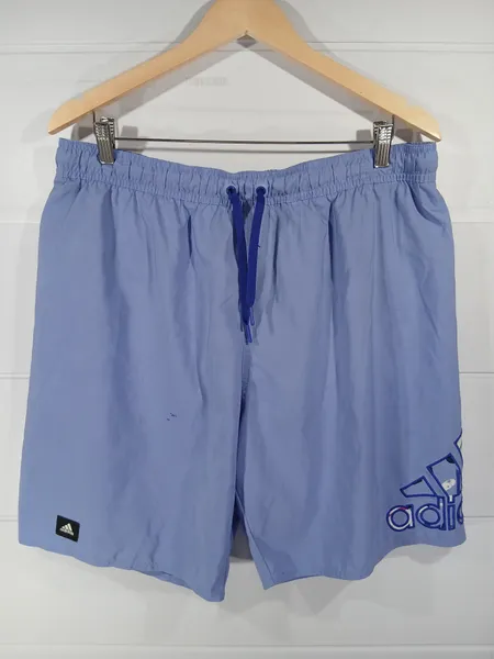 short adidas azul tamanho gg