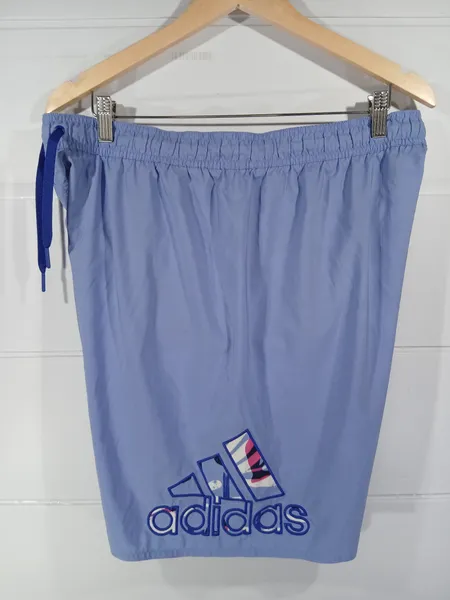 short adidas azul tamanho gg