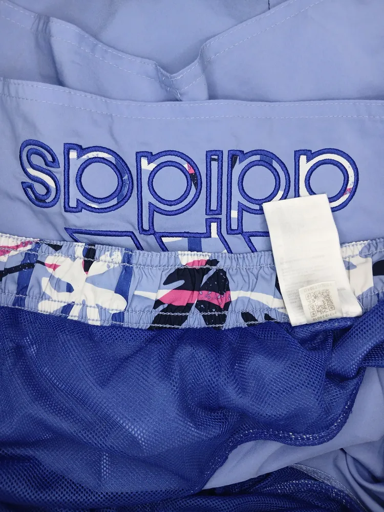 short adidas azul tamanho gg