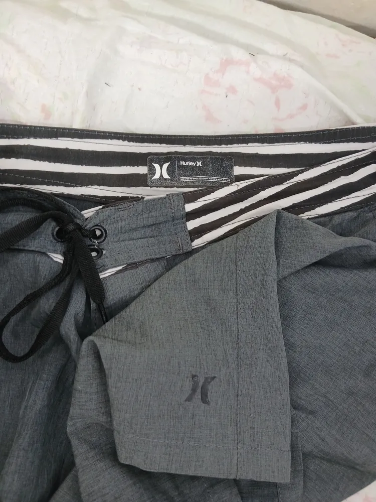 bermuda surf hurley cinza g
