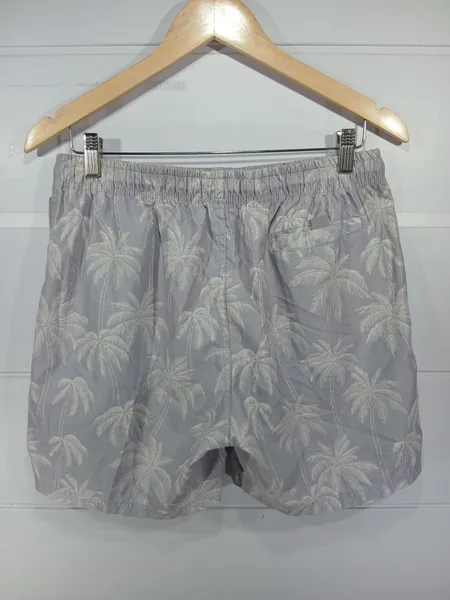 short clamber cinza estampado g